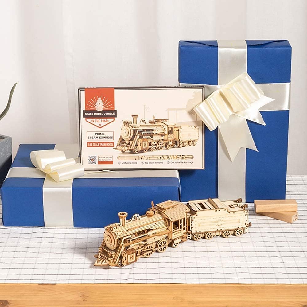 Steam Train 3D Puzzle Wooden Model