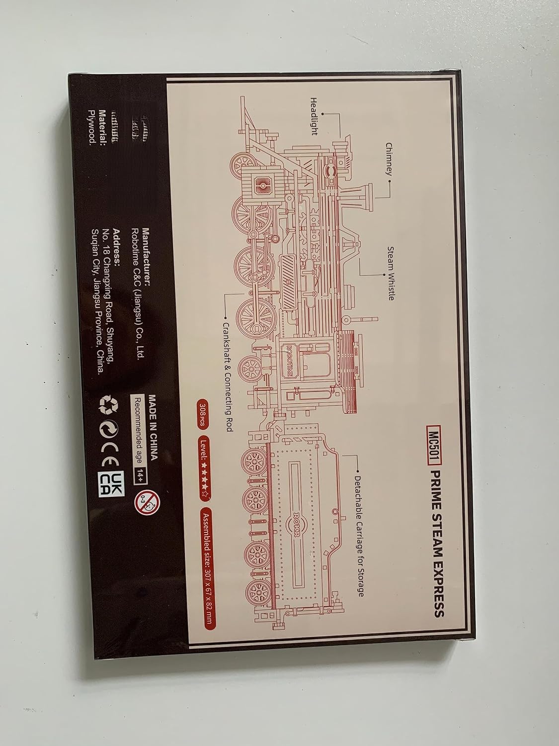 Steam Train 3D Puzzle Wooden Model