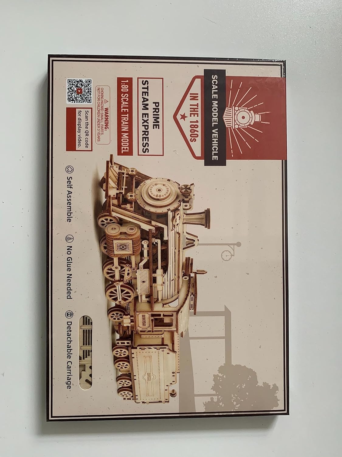 Steam Train 3D Puzzle Wooden Model