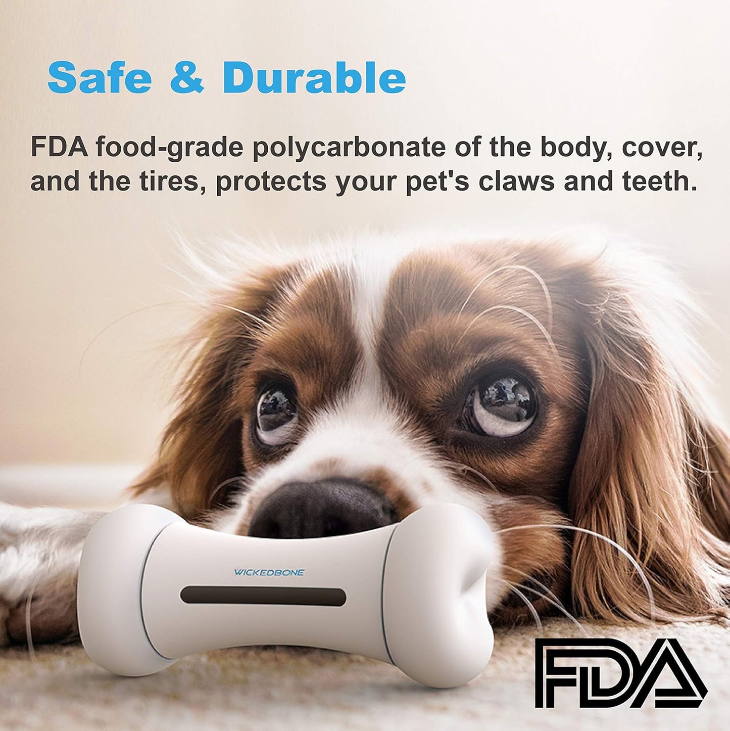 Automatic Smart Bone – App-Controlled Toy for Dogs & Puppies